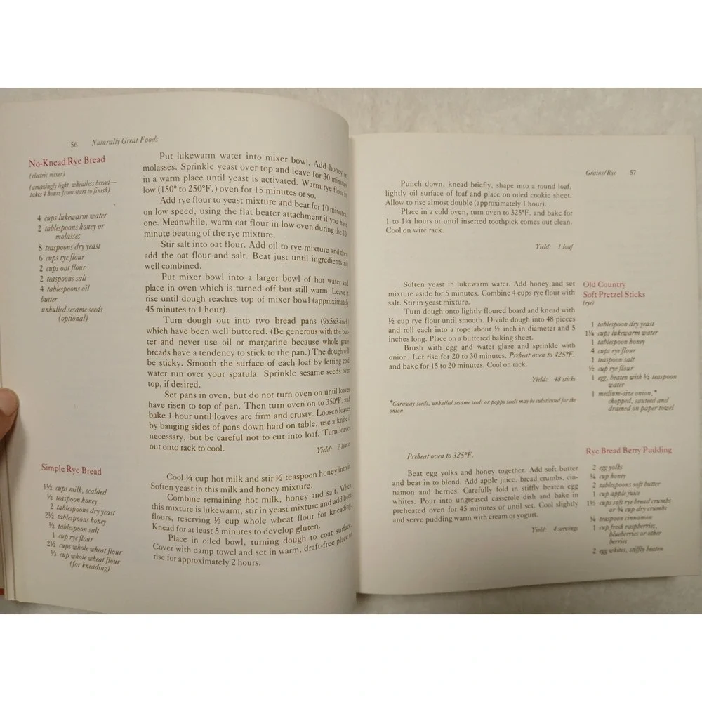 Rodale's‎ Naturally Great Food Cookbook - by Nancy Albright - 1977 Hardcover